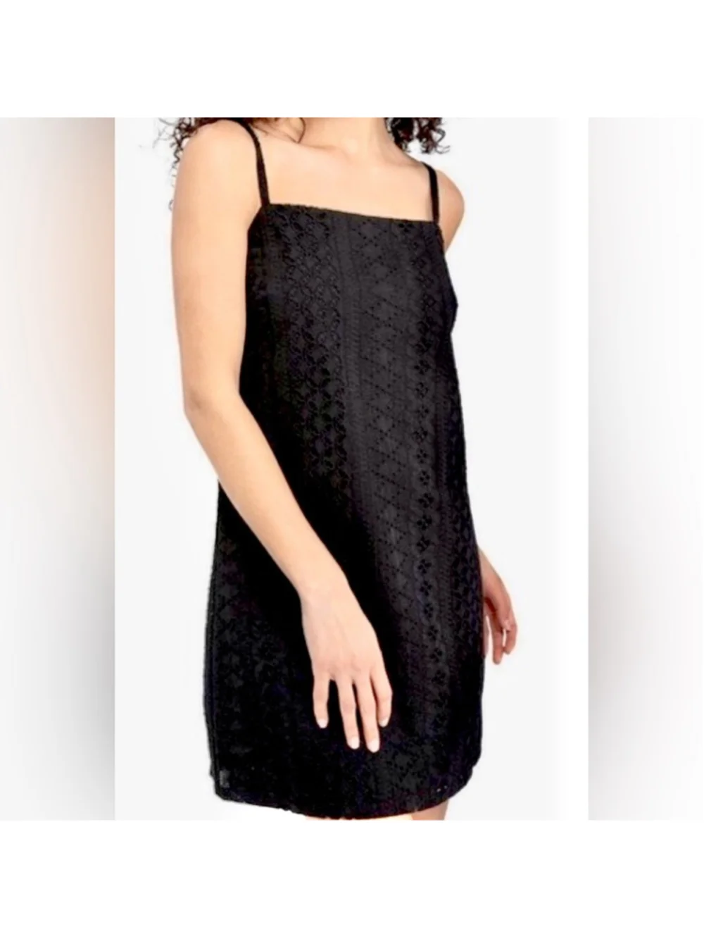 Sanctuary Black Eyelet Sleeveless MiniDress - Picture 6 of 9